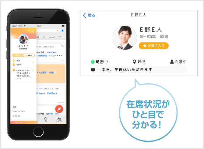 在席管理