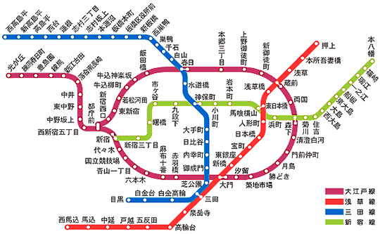 都営地下鉄 エリア