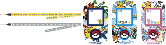 「ポケモンネックストラップ」「ポケモンデコシールセット」イメージ画像