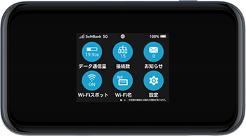 Pocket WiFi 5G A004ZT（ZTE製）