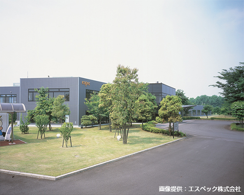 「ソフトバンク次世代電池Lab.」のあるエスペック宇都宮テクノコンプレックス「バッテリー安全認証センター」外観