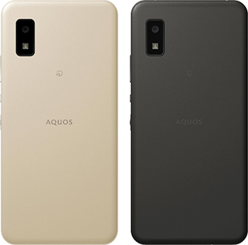 AQUOS wish（シャープ製）（左から）アイボリー、チャコール