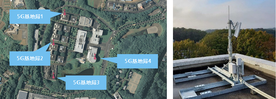 キャンパス内の5Gネットワーク/5Gの基地局