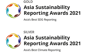 Two Awards in the Asia Sustainability Reporting Awards 2021
