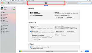 Apple マークが表示されたらバックアップ完了です。