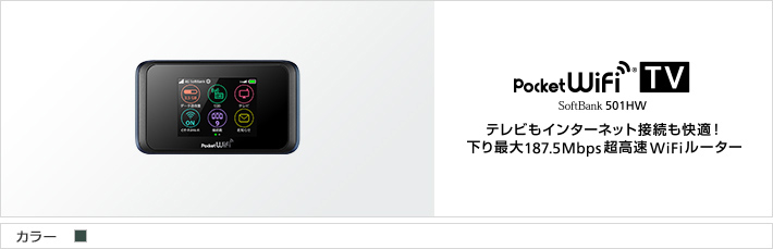 Pocket WiFi® 501HW