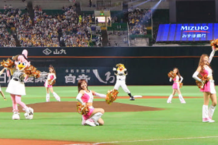 写真:ソフトバンクホークス野球観戦